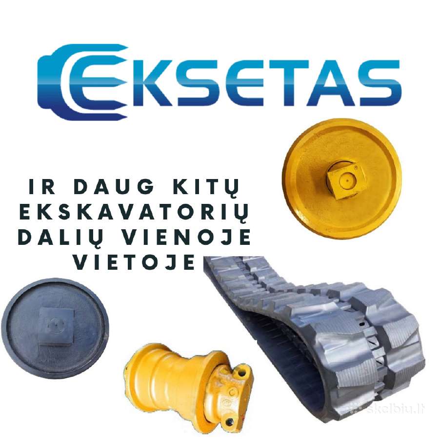 Statybinės technikos važiuoklės dalys