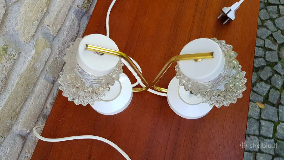 Vintažiniai mid century naktiniai šviestuvai - nuotraukos Nr. 3