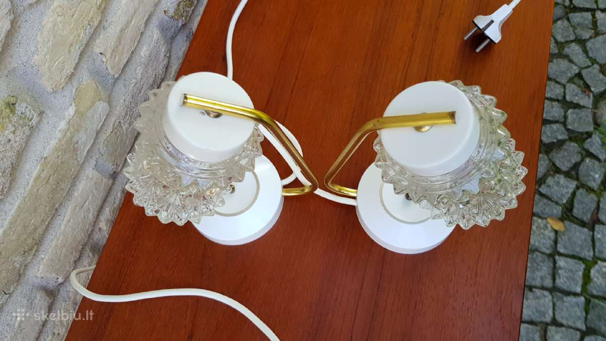 Vintažiniai mid century naktiniai šviestuvai - nuotraukos Nr. 12