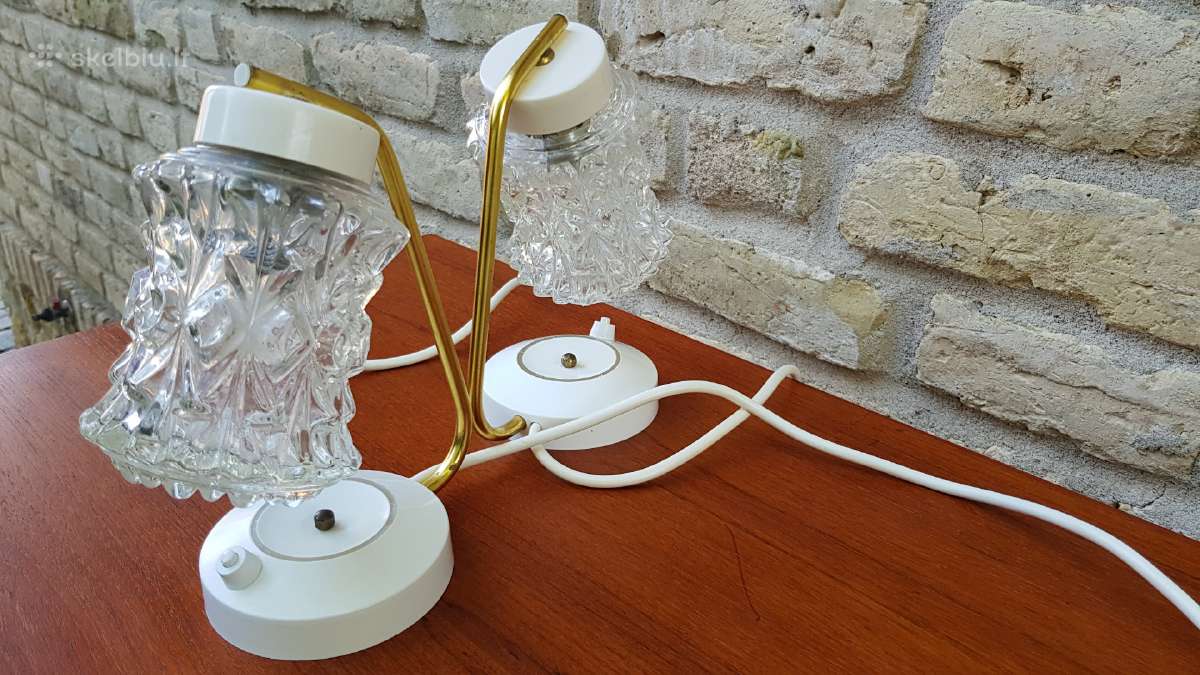 Vintažiniai mid century naktiniai šviestuvai - nuotraukos Nr. 14