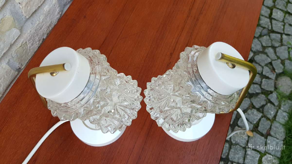 Vintažiniai mid century naktiniai šviestuvai - nuotraukos Nr. 16