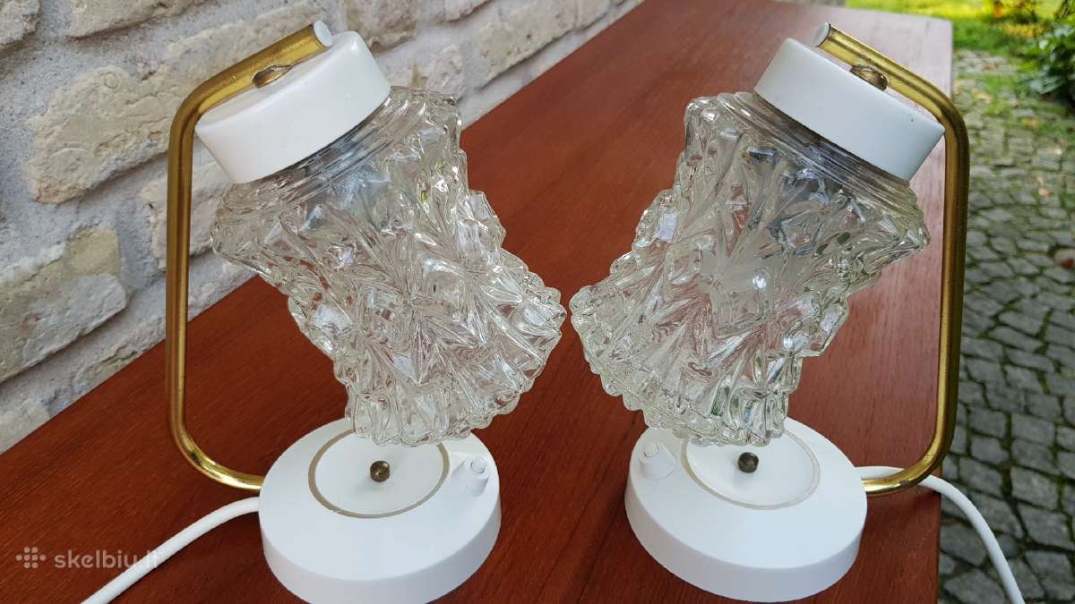 Vintažiniai mid century naktiniai šviestuvai - nuotraukos Nr. 17