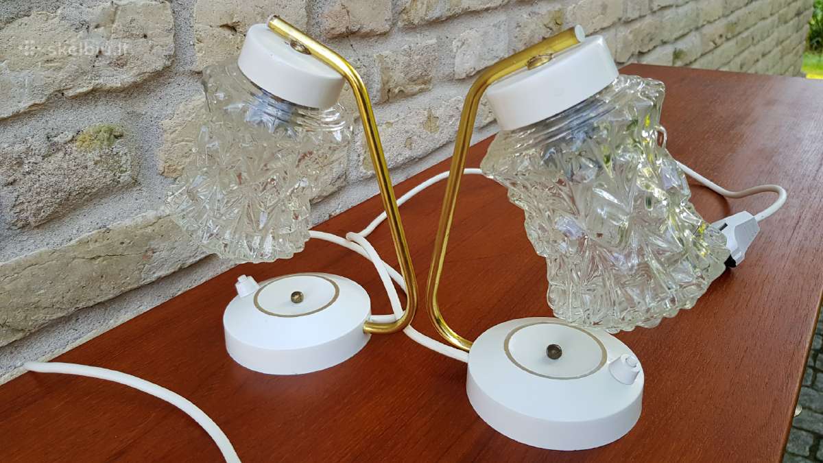 Vintažiniai mid century naktiniai šviestuvai - nuotraukos Nr. 21