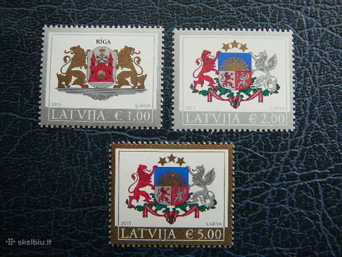 Latvija 2015 Herbai Mnh llt935