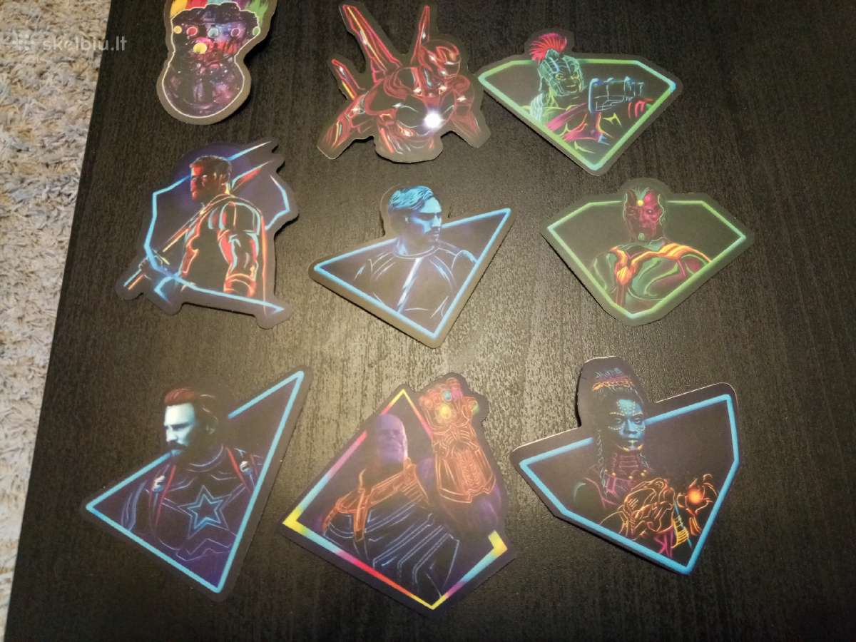 Lipdukai Marvel 50 vnt. - nuotraukos Nr. 2