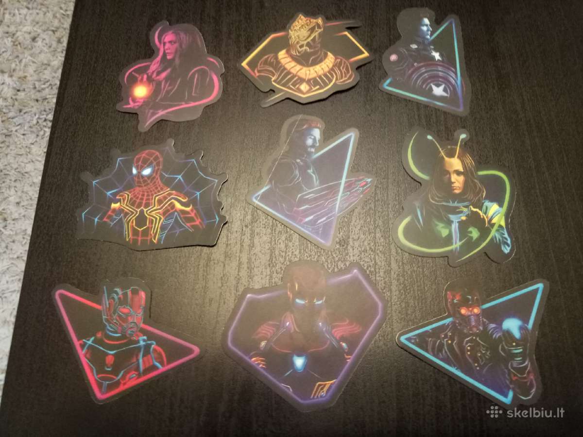 Lipdukai Marvel 50 vnt. - nuotraukos Nr. 4