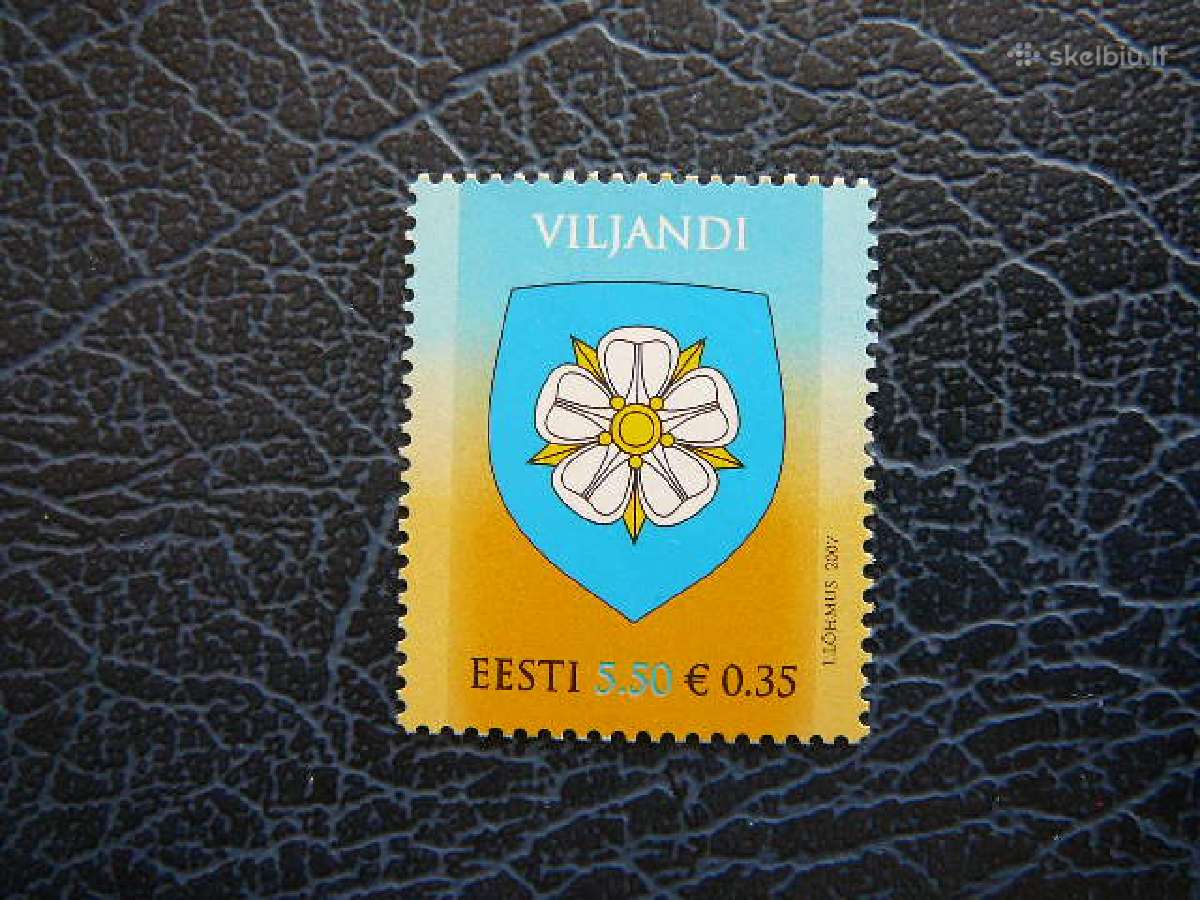 Herbai Viljandi Estija 2007 Mnh est597s