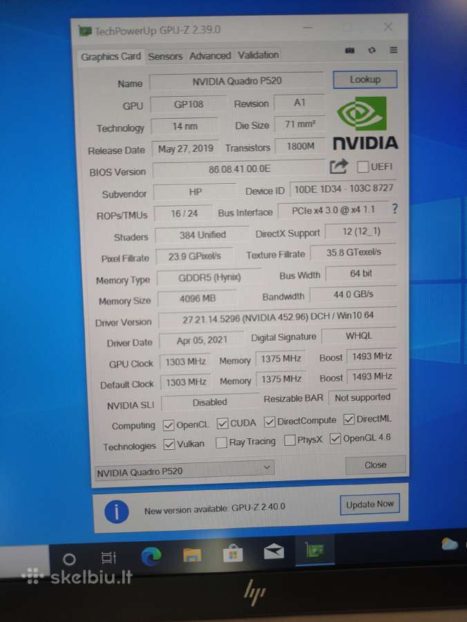 Zbook 14 G7 Firefly i7-10610u 32gb 1tb Nmve - nuotraukos Nr. 5