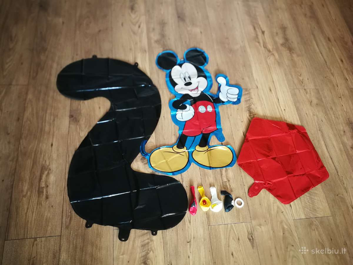 7 dalių peliuko Mikio balionų rinkinys - nuotraukos Nr. 2