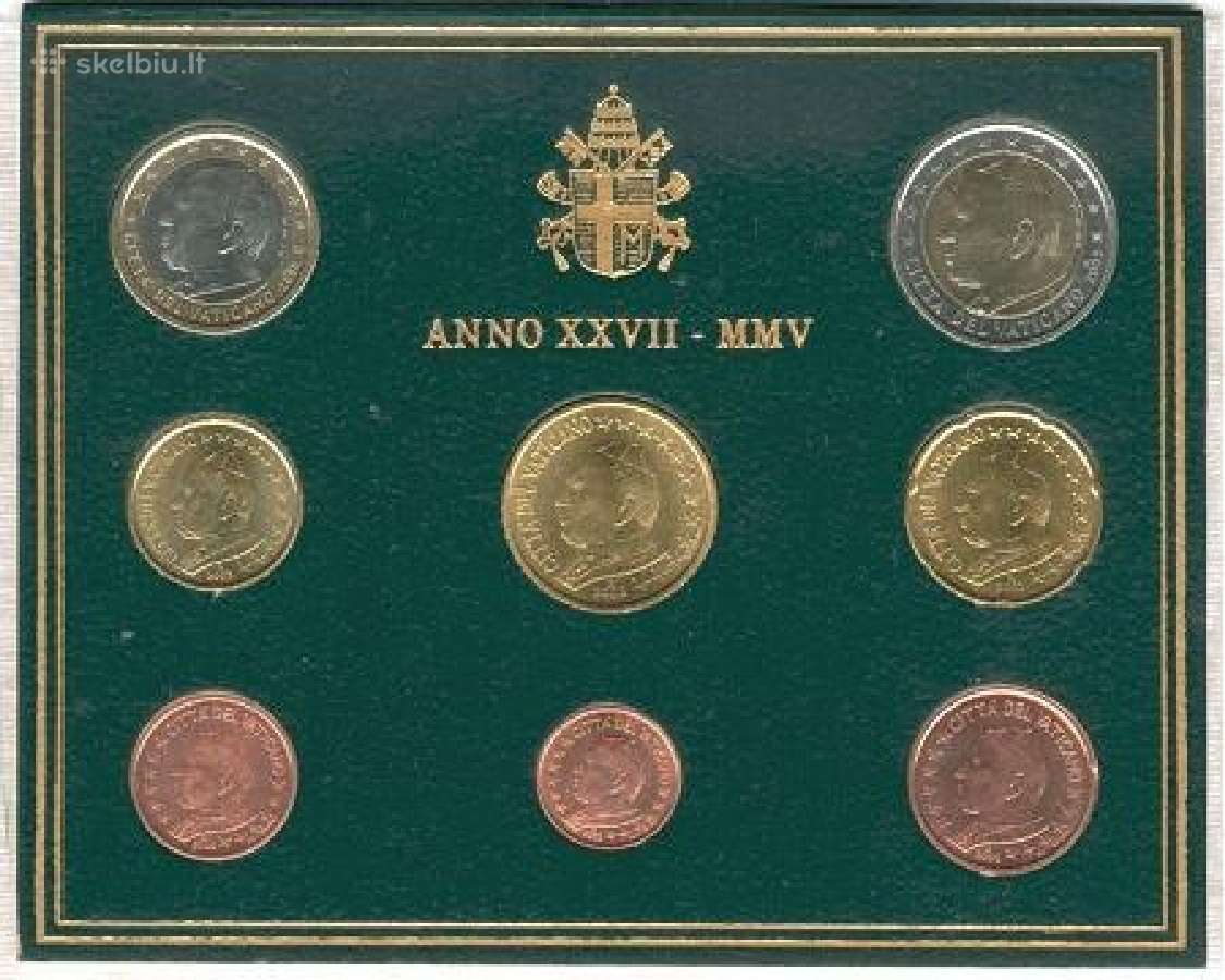 Vatikano euro monetų rinkiniai - nuotraukos Nr. 7