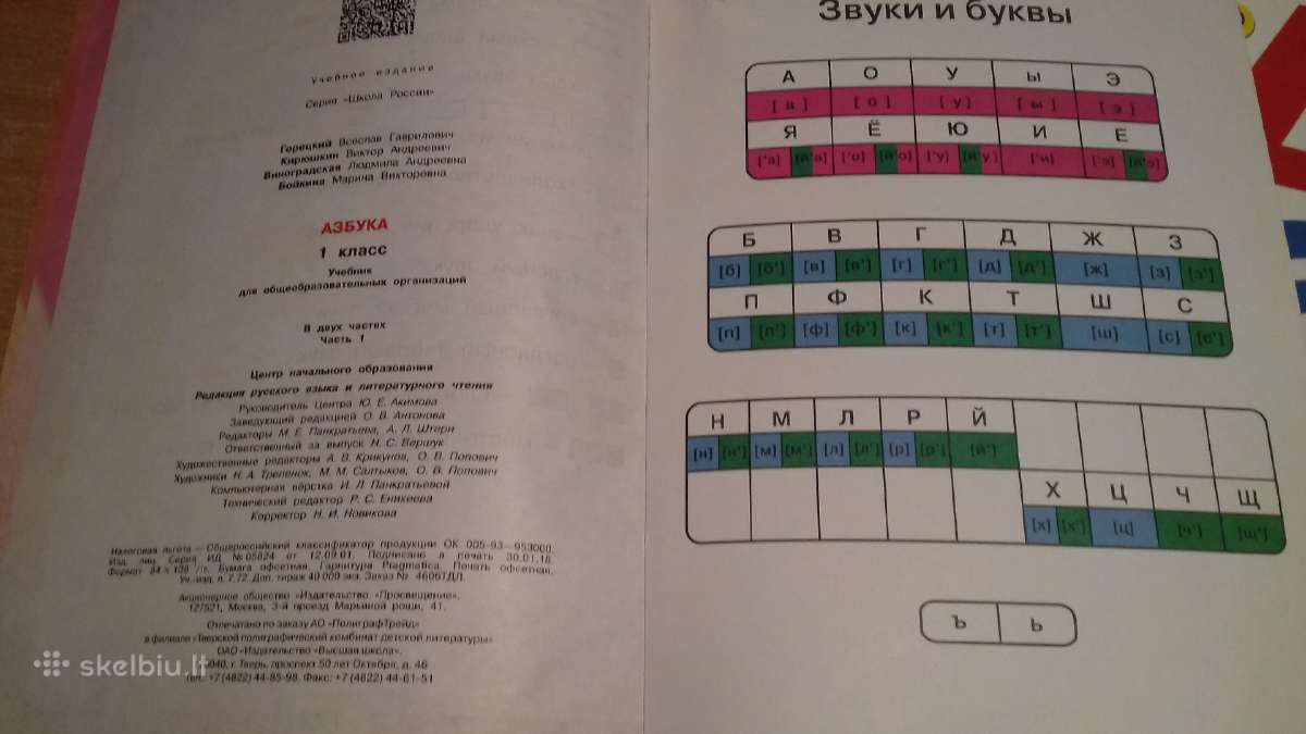 Knyga.(azbuka) 1klase .1dalis ir 2 dalis. - nuotraukos Nr. 6