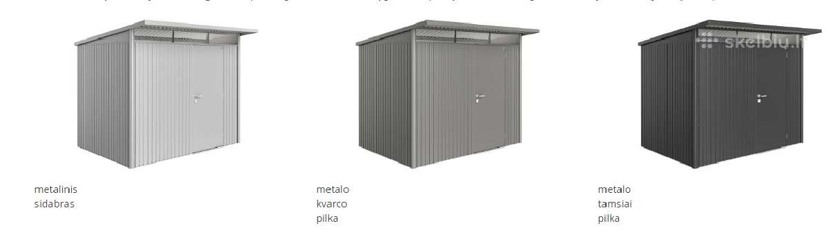 Biohort metaliniai sodo nameliai - nuotraukos Nr. 5