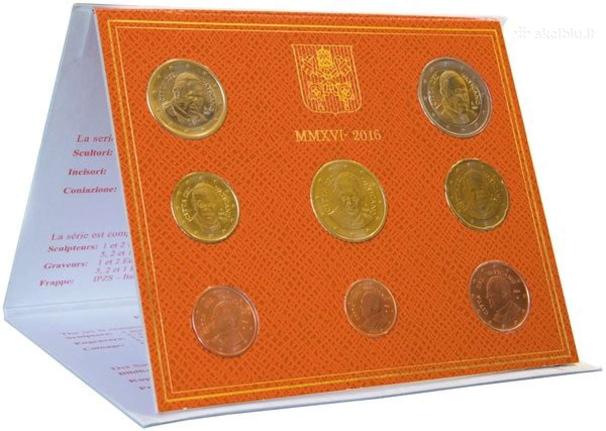 Vatikano euro monetu rinkiniai - nuotraukos Nr. 3