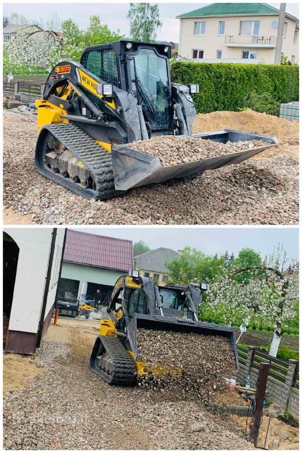 Bobcat vikšrinis, ekskavatorius, dumperis raciokas - nuotraukos Nr. 8