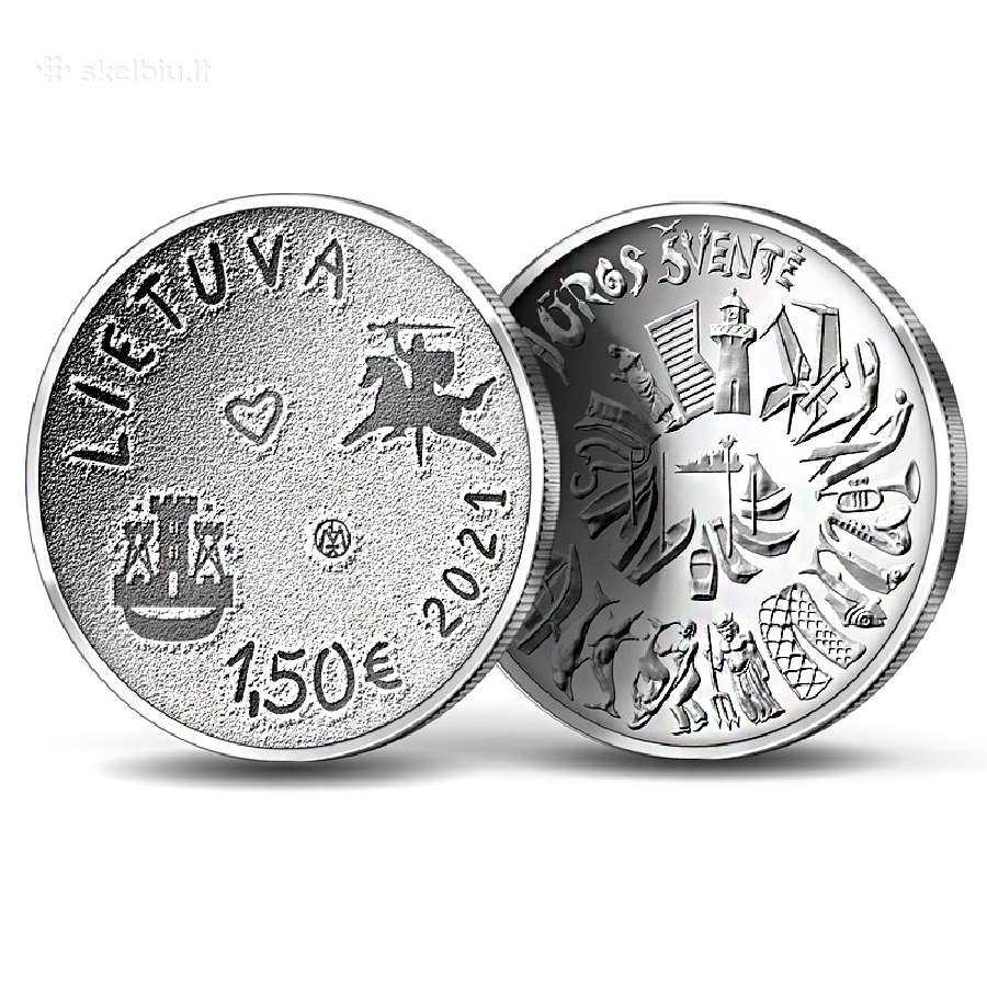 2021 m. 1,5 Eur moneta Jūros šventei