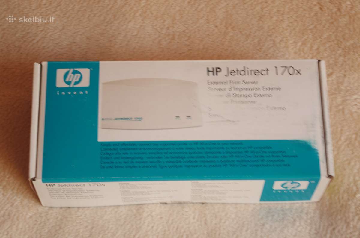 Naujas Hp Jetdirect 170x print serveris! - nuotraukos Nr. 3