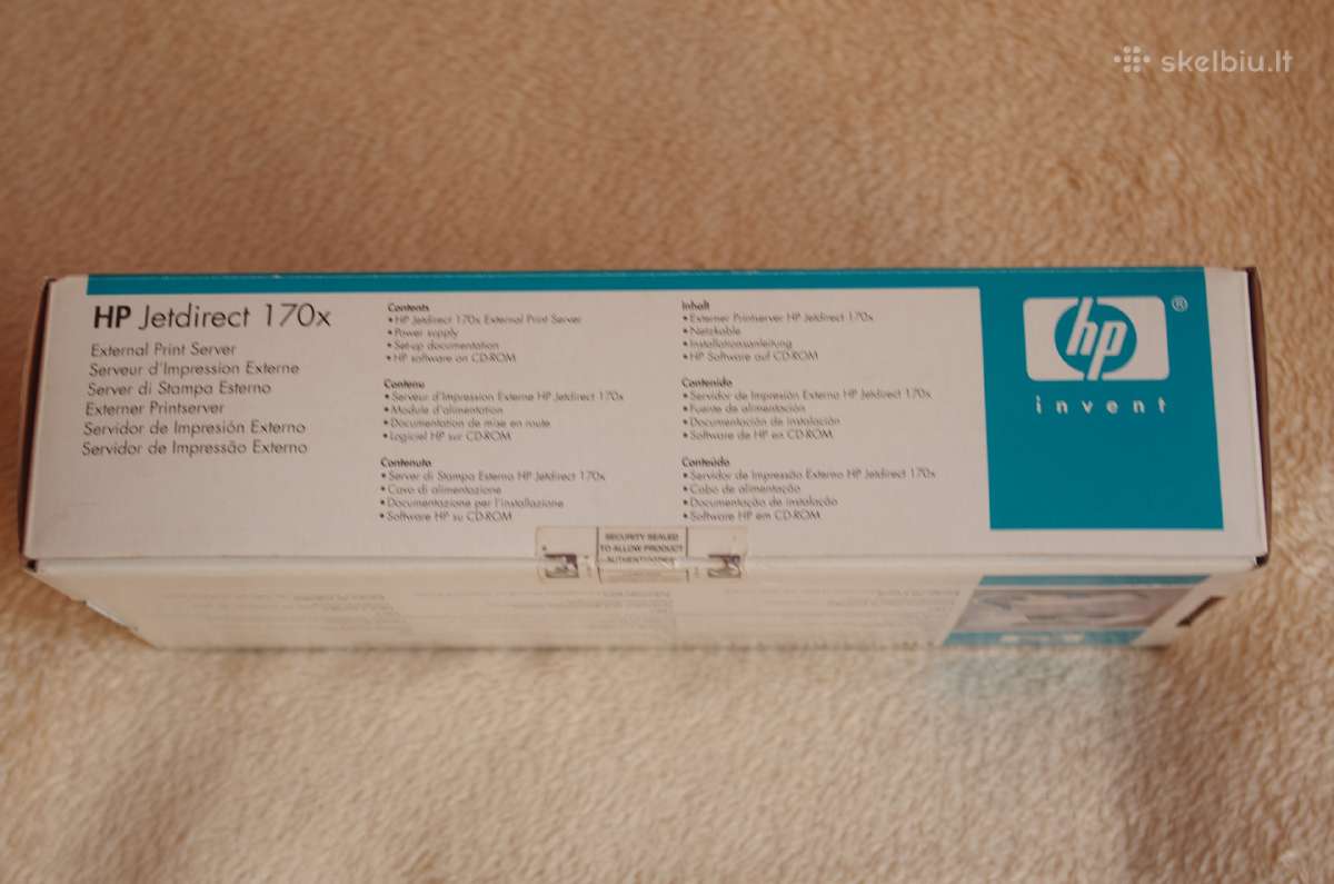 Naujas Hp Jetdirect 170x print serveris! - nuotraukos Nr. 6