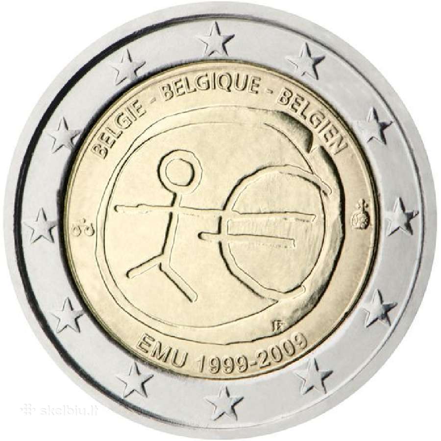 Belgijos proginės euro monetos - nuotraukos Nr. 34