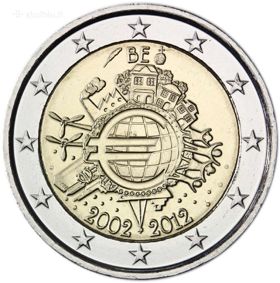 Belgijos proginės euro monetos - nuotraukos Nr. 31
