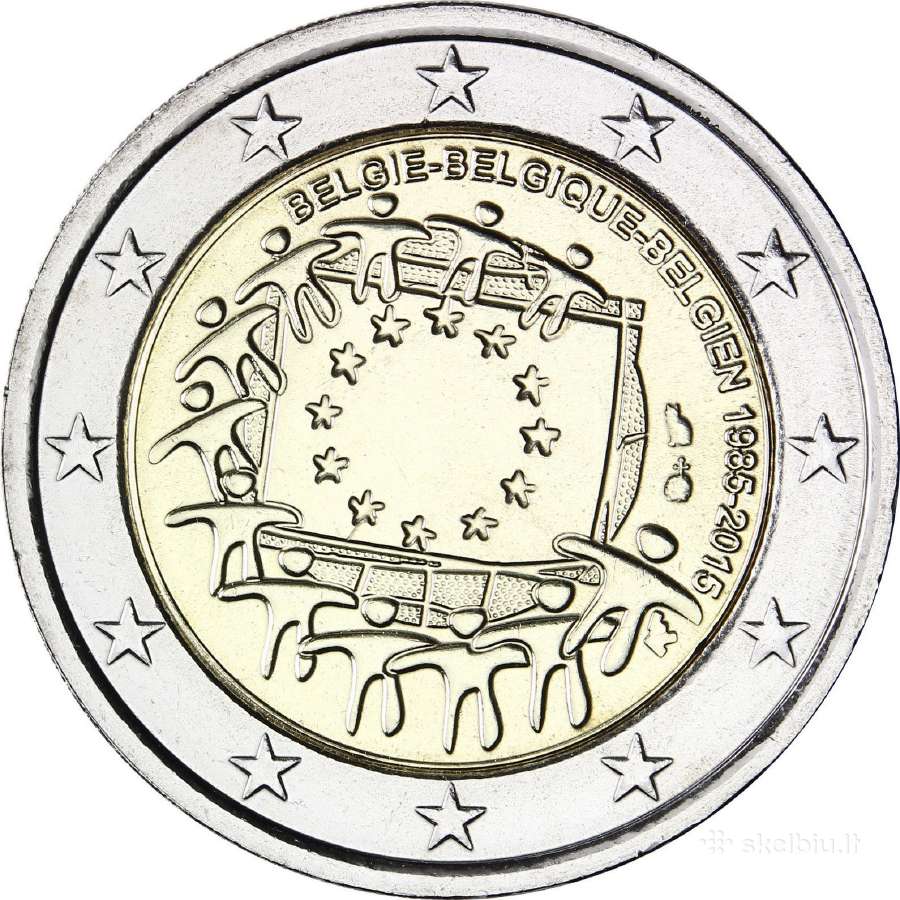 Belgijos proginės euro monetos - nuotraukos Nr. 26