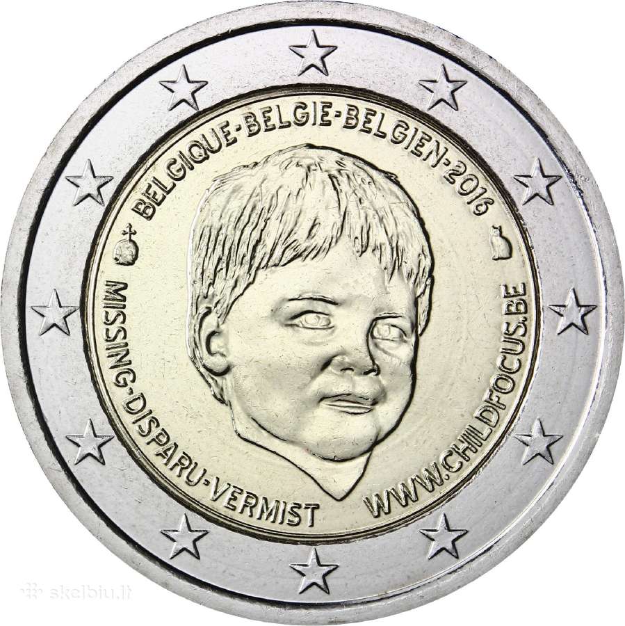 Belgijos proginės euro monetos - nuotraukos Nr. 25