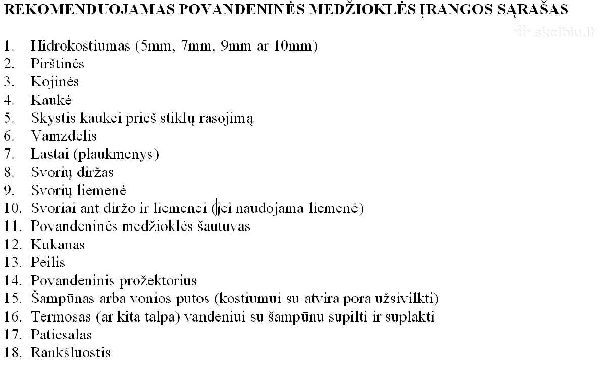 Povandeninės medžioklės nardymo kostiumas, įranga - nuotraukos Nr. 15