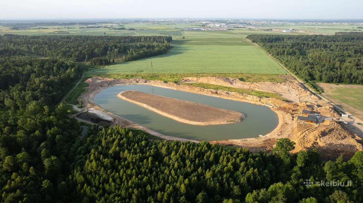 Tvenkinių kasimas. Ilgastrėlių ekskavatorių nuoma