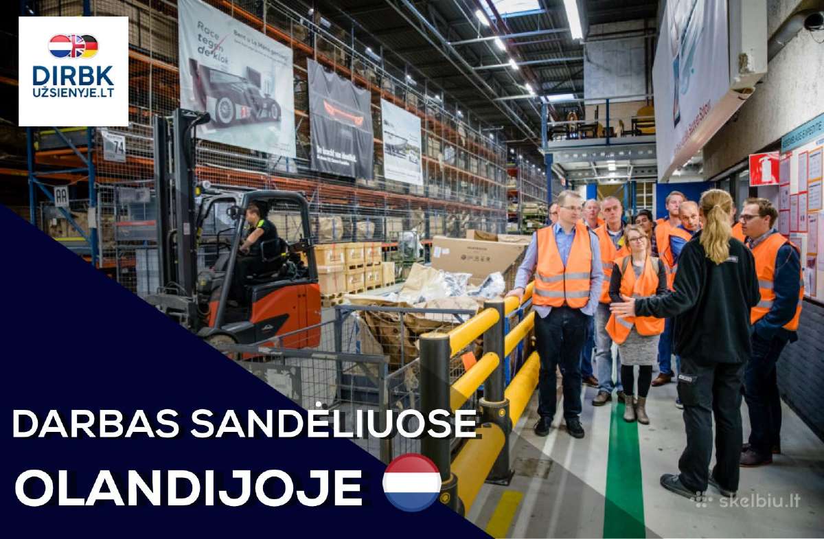 Legalūs darbai sandėliuose Olandijoje (tiesiogiai) - nuotraukos Nr. 4