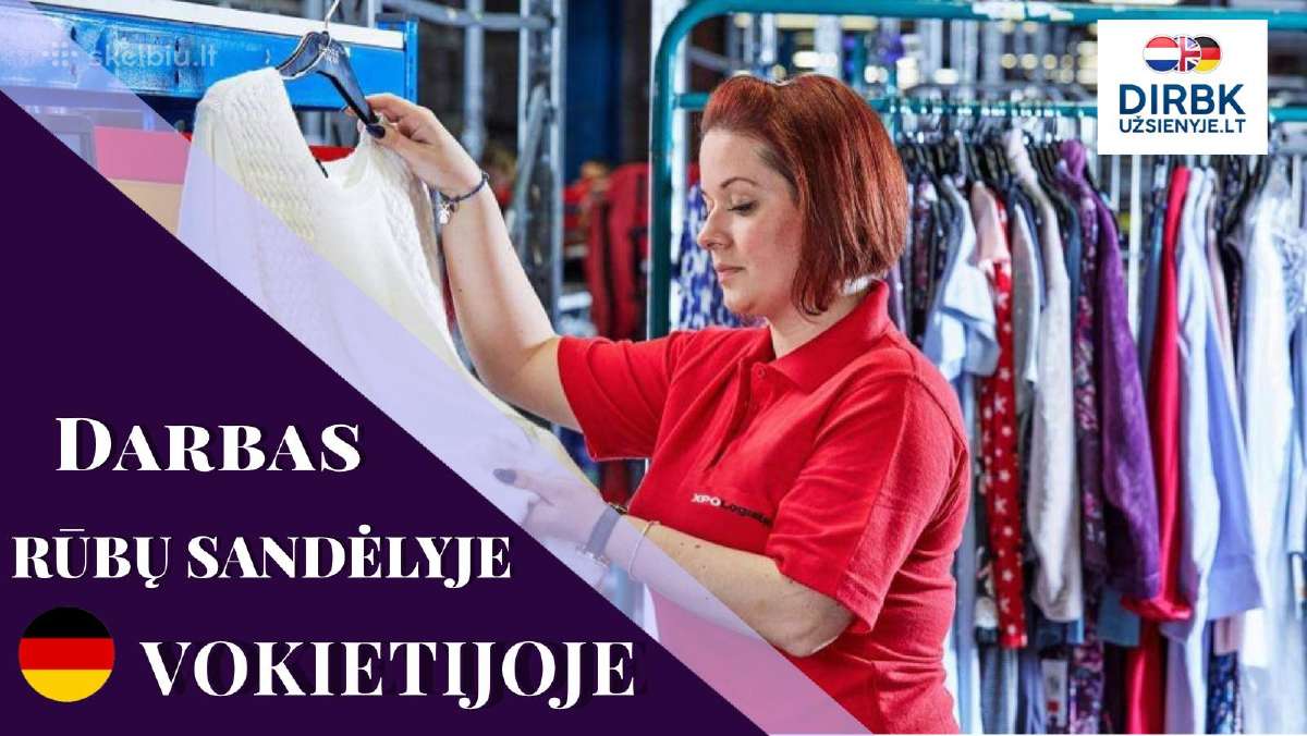 Darbas sandėliuose, fabrikuose Vokietijoje Ru, LT - nuotraukos Nr. 3