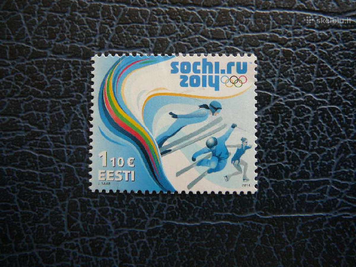 Estija 2014 Olimpines Rusija Socis Mnh est782