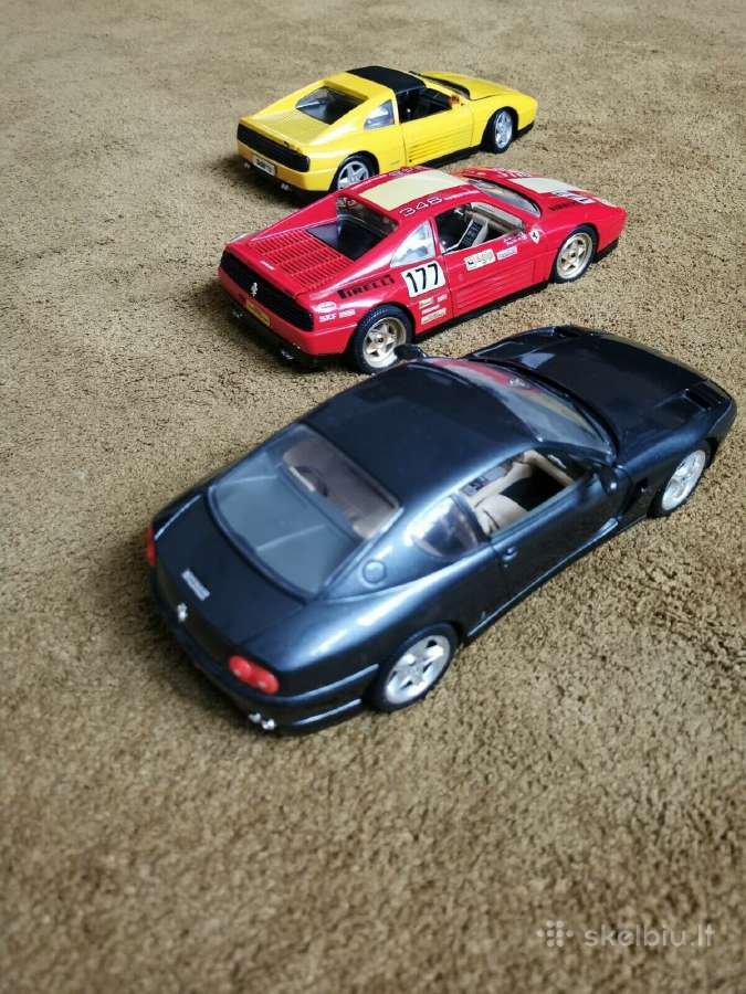 Modeliukai Ferrari 456 Gt Ferrari 348 1:18 - nuotraukos Nr. 2