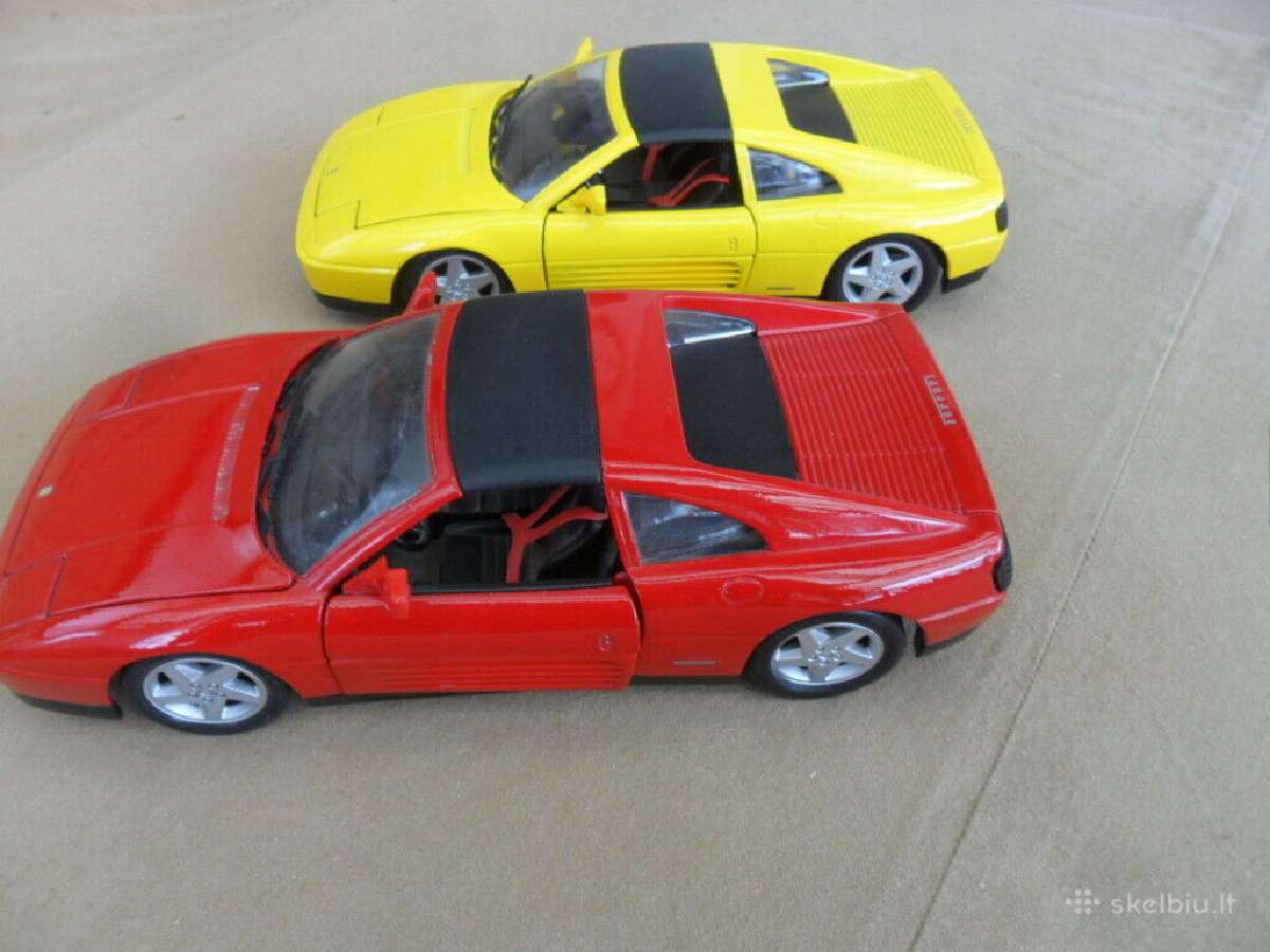 Modeliukai Ferrari 456 Gt Ferrari 348 1:18 - nuotraukos Nr. 3
