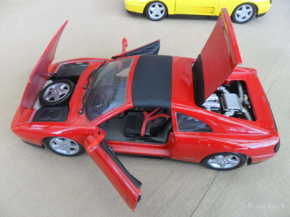Modeliukai Ferrari 456 Gt Ferrari 348 1:18 - nuotraukos Nr. 4
