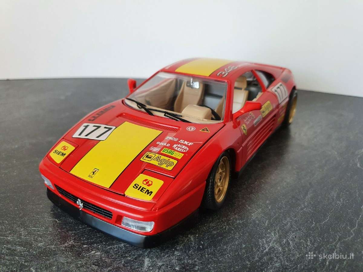 Ferrari 348 TB 1:18 modelis diecast burago modelia - nuotraukos Nr. 2