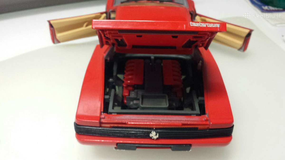 Ferrari Testarossa 1984 1:18 Modelis Modeliukas Di - nuotraukos Nr. 3