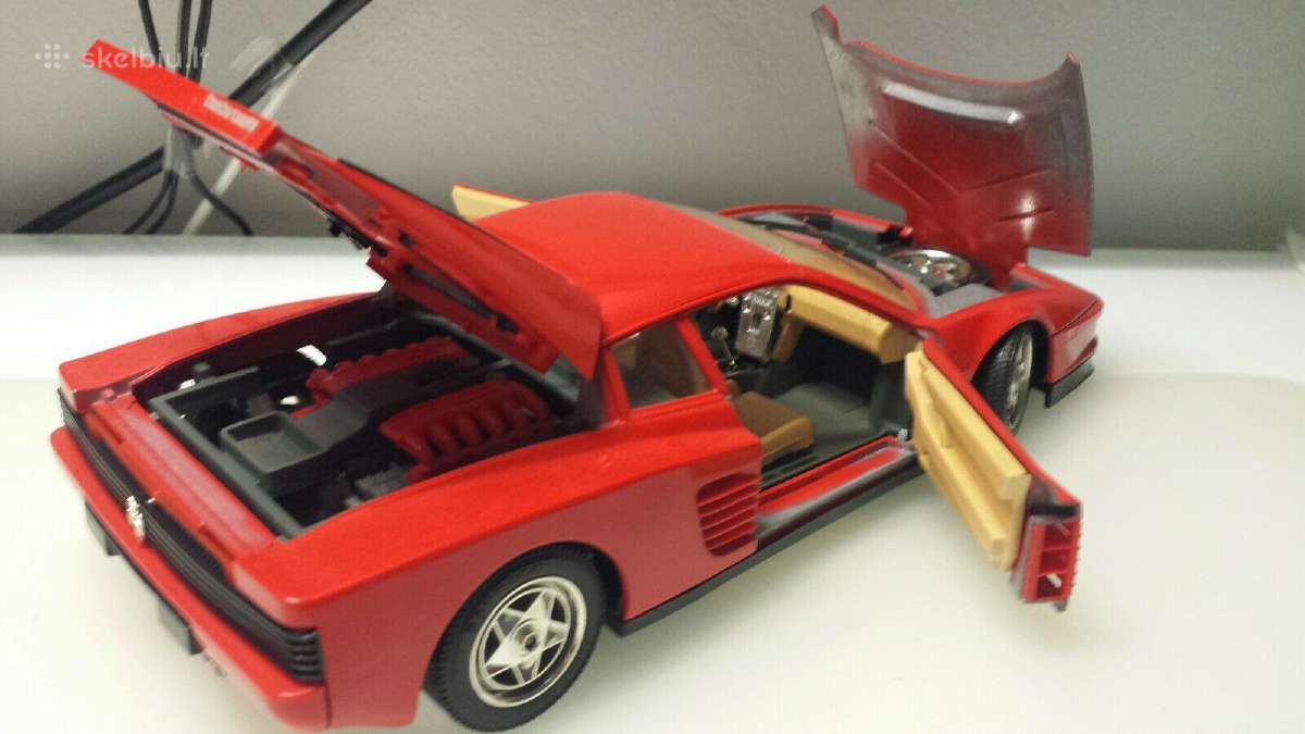 Ferrari Testarossa 1984 1:18 Modelis Modeliukas Di - nuotraukos Nr. 4
