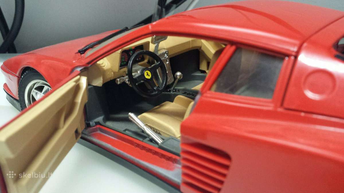 Ferrari Testarossa 1984 1:18 Modelis Modeliukas Di - nuotraukos Nr. 6