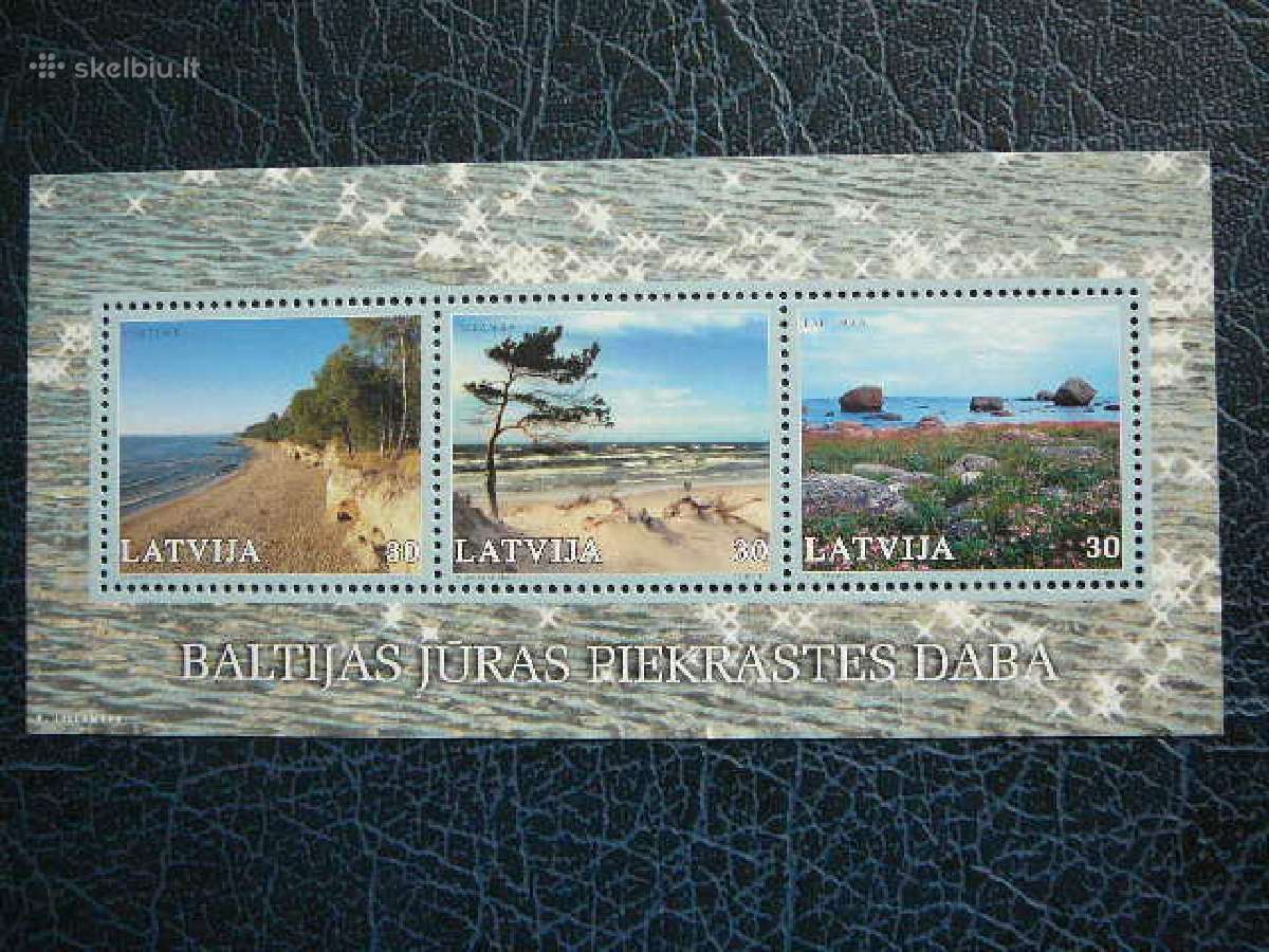Baltijos jūra Latvija Lietuva 2001 Mnh llt552