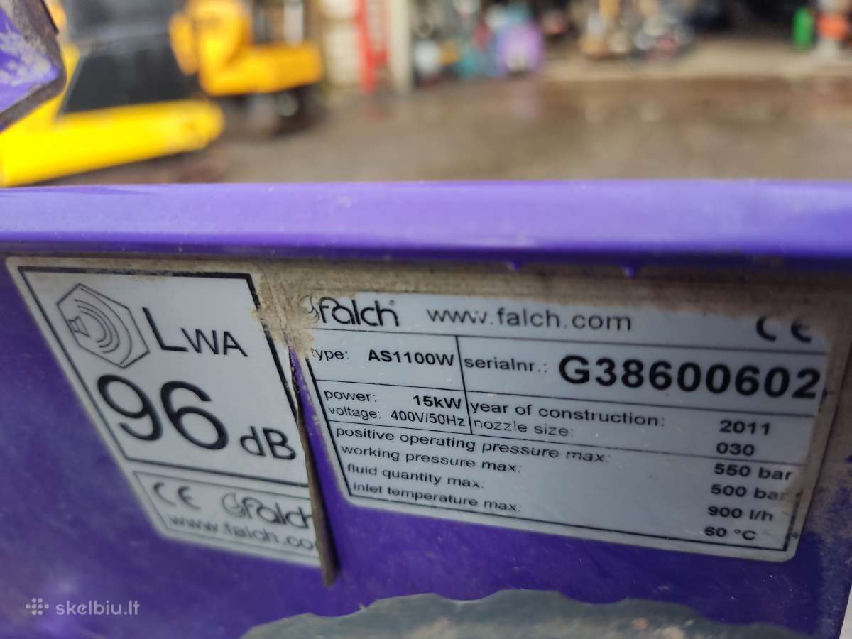 Aukšto slegio plovykla Falch 500bar - nuotraukos Nr. 5