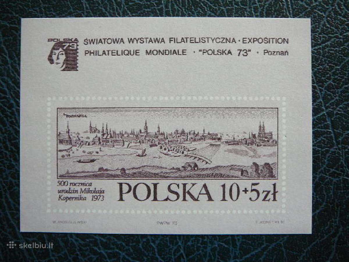 Daile M. Kopernikas Lenkija 1973 svarus lk2263
