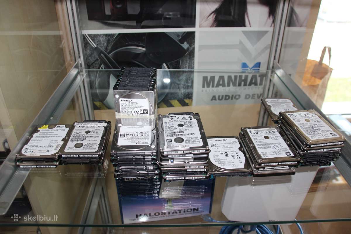 Naudoti Sata HDD 80, 160, 250, 500, 750, 1tb, 2tb