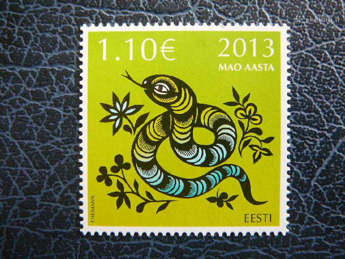 Estija 2013 Gyvates Metai Mnh est755
