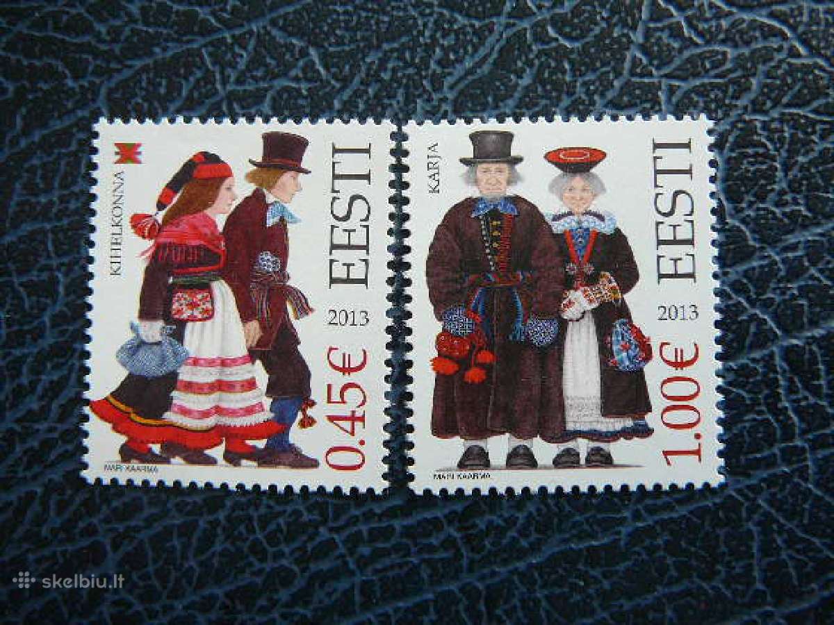 Estija 2013 Nacionaliniai kostiumai Mnh est759