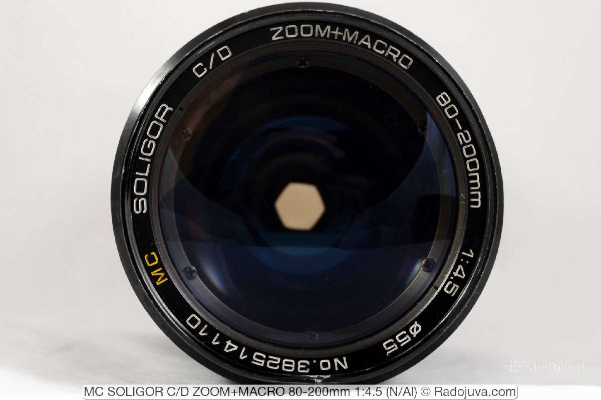 Soligor Mc Zoom Macro 80-200/4,5 Olympus jungtis - nuotraukos Nr. 3