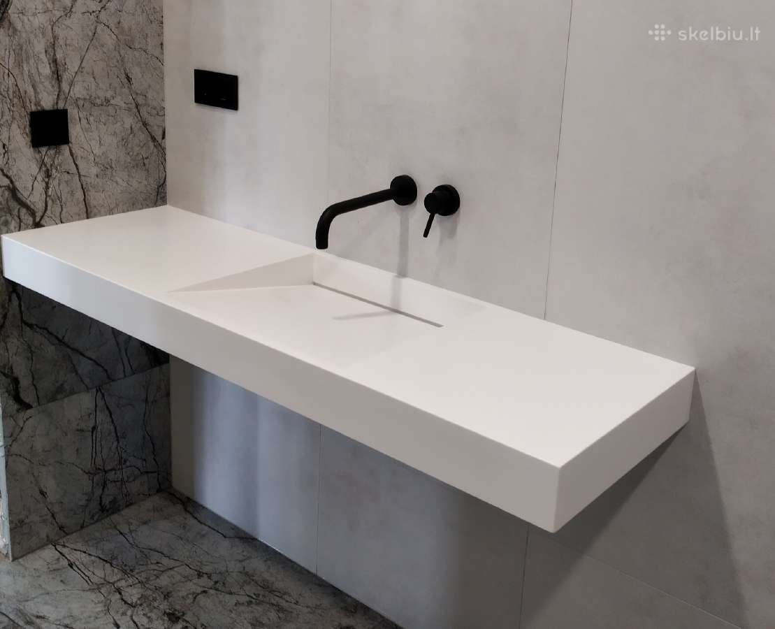 Dirbtinio akmens stalviršiai. Corian, Hi-macs - nuotraukos Nr. 15