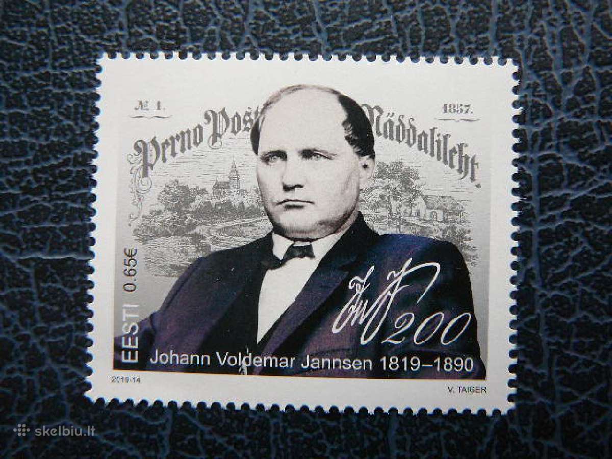 Estija 2019 Izymus zmones A. V. Jannsen Mnh est956