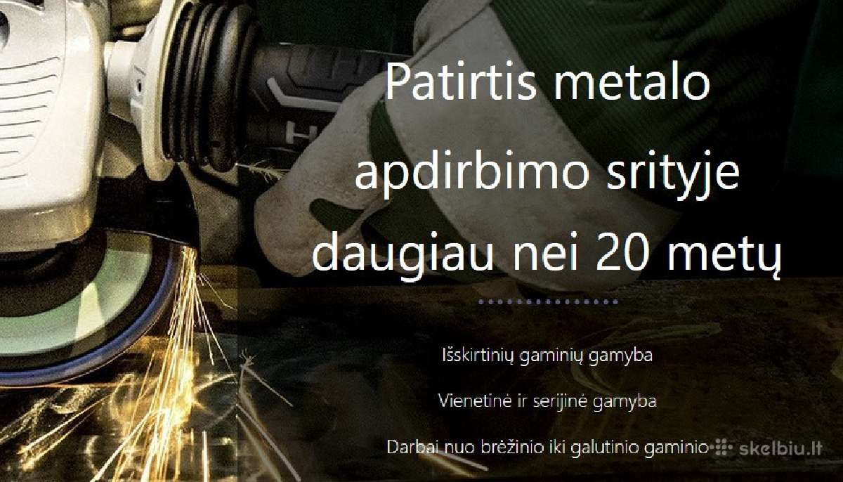 Metalo apdirbimo paslaugos, gamyba ir remontas - nuotraukos Nr. 8
