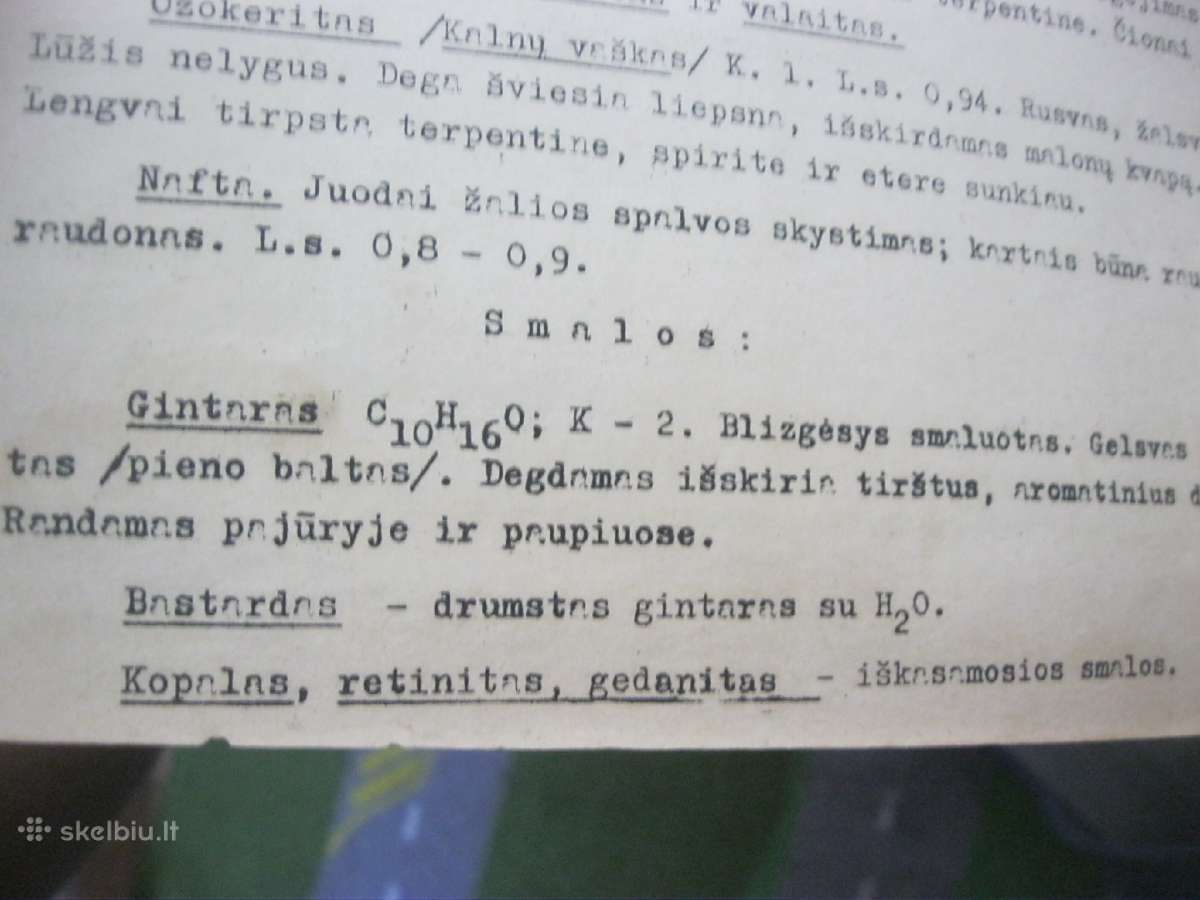 Mineralams apibūdinti vadovėlis 1933 m. Kaunas - nuotraukos Nr. 11