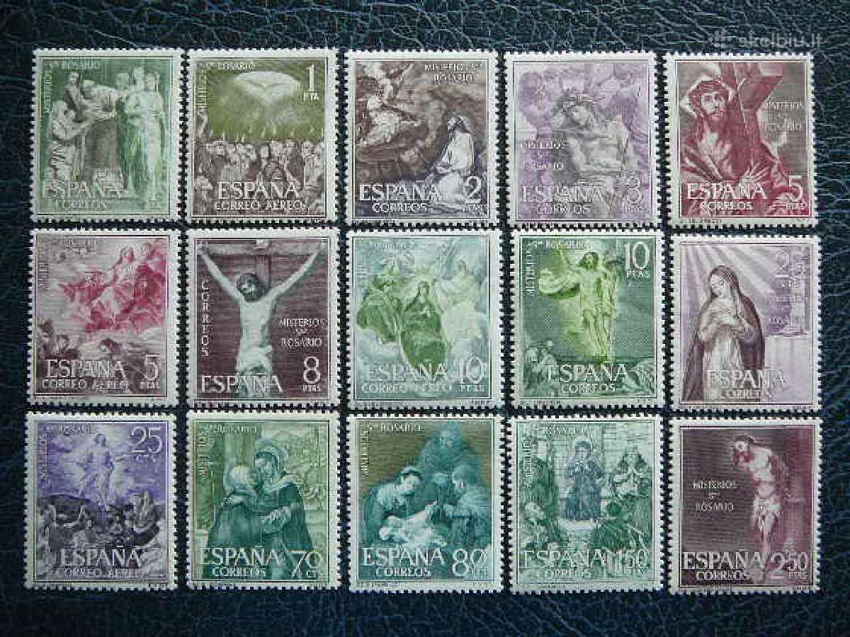 Daile Paveikslai Religija 1962 Ispanija Mnh sp1355