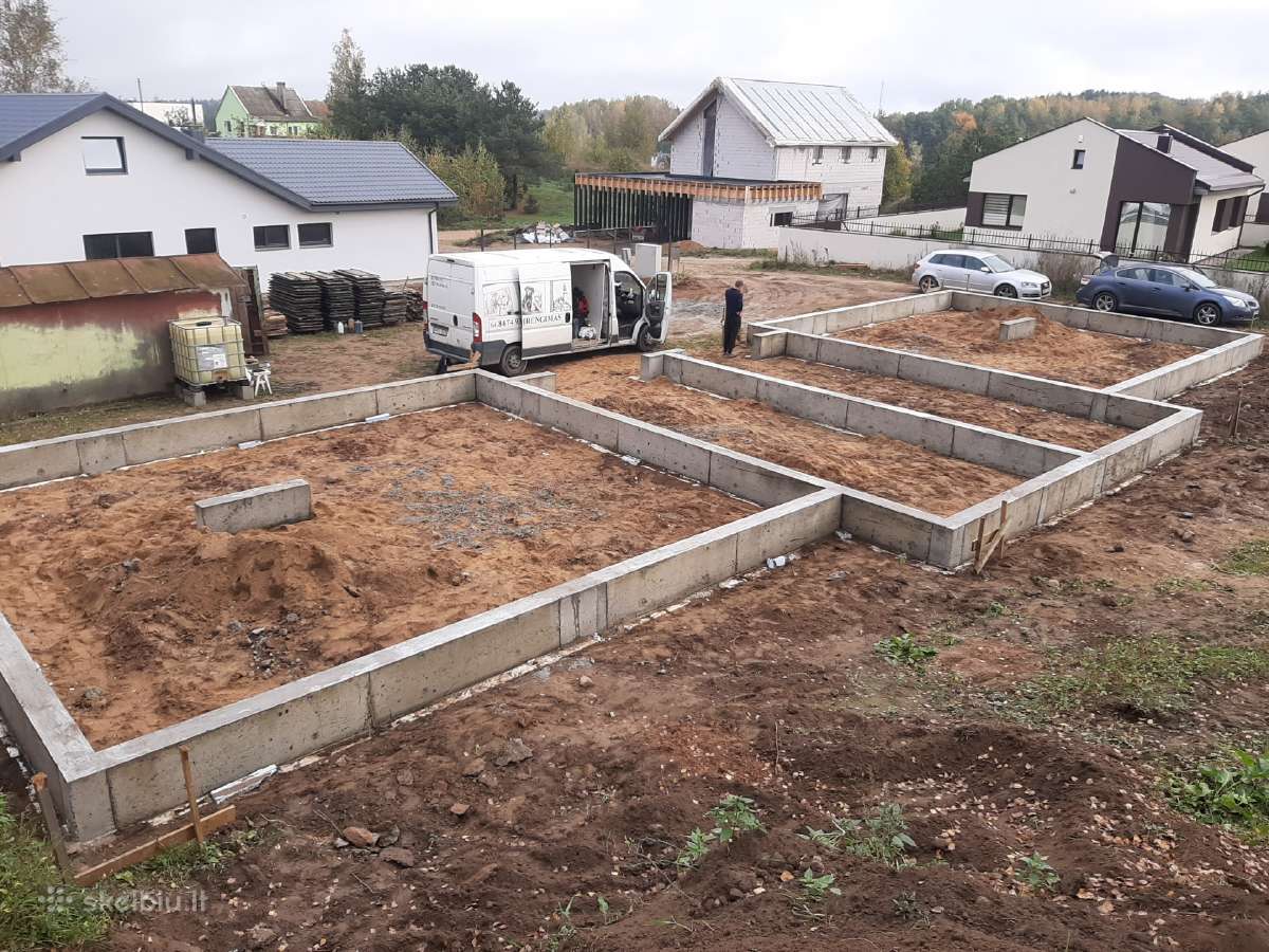 Pamatų įrengimas. Betonavimo darbai.cfa. - nuotraukos Nr. 8